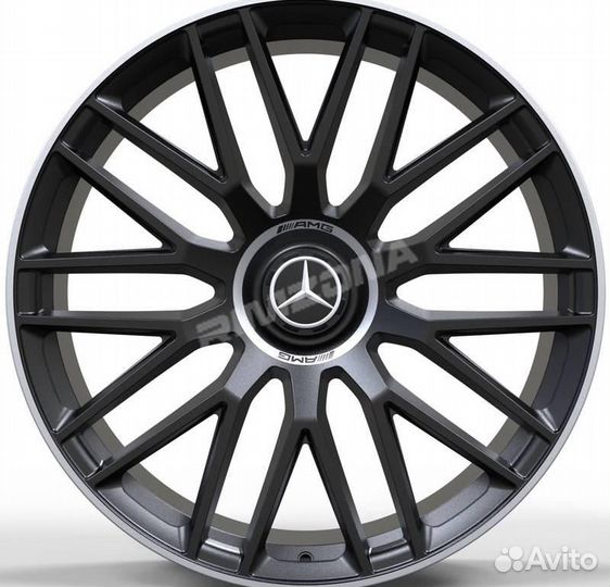 Кованый диск в стиле Mercedes R22 5x112. Беспл под