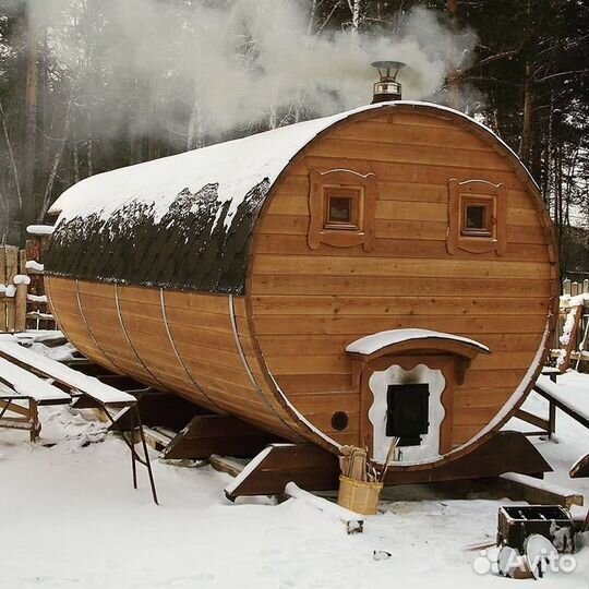 Баня бочка 6 м