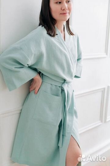 Халат льняной