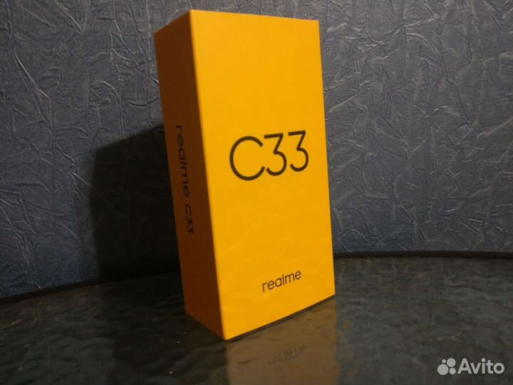 Realme C33 4/64gb Черный