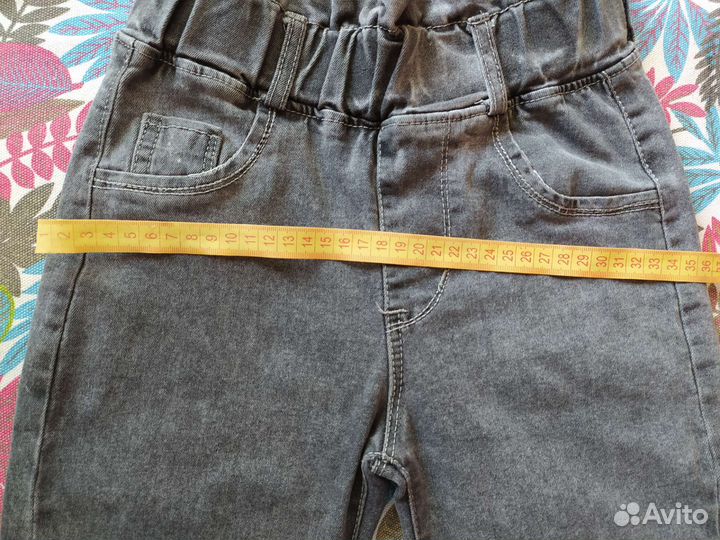 Джинсы бананы для девочки