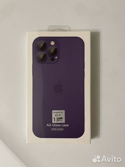 Чехол на iPhone 13 pro max magsafe (стеклянный)