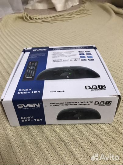 Цифровая тв приставка sven dvb t/t2