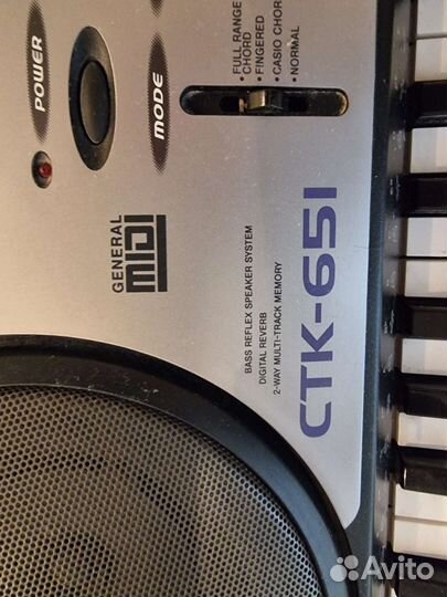 Синтезатор casio ctk 651 сост идеальное