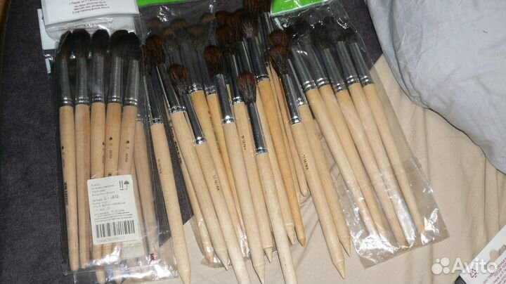 Кисти художественные белка 1 2 3 4 6 8 10 новые