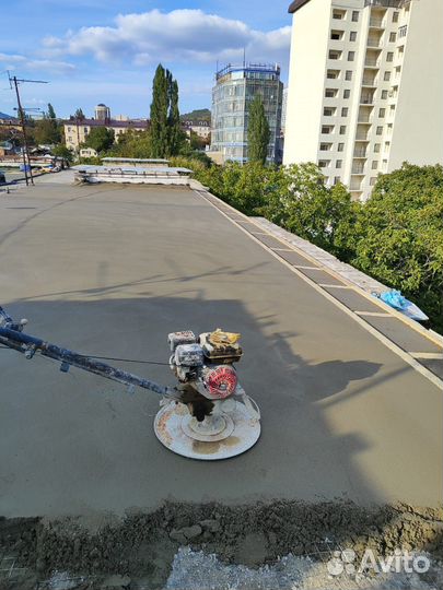 Полусухая стяжка пола за 1 день