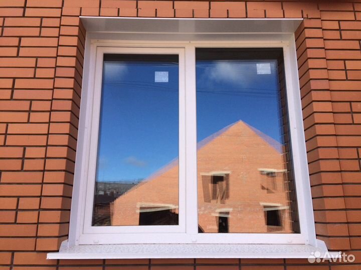 Пластиковые окна на заказ (двухстворчатые)