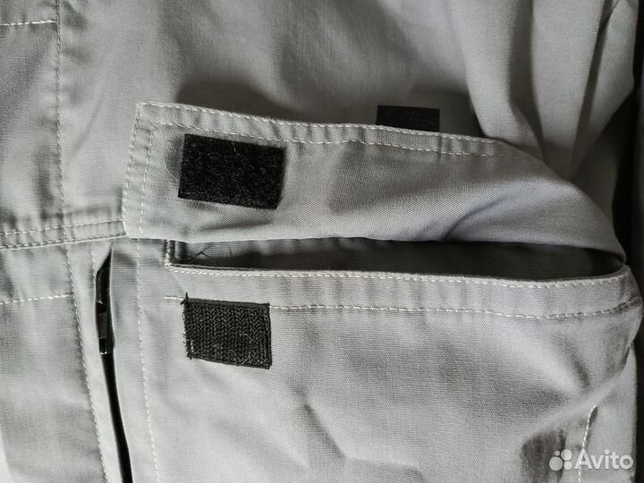 Брендовая рабочая рубашка с большими карман.50-52р
