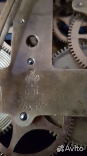 Настенные часы с боем. Gustav Becker