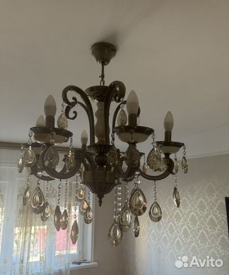 Люстра потолочная подвесная бу