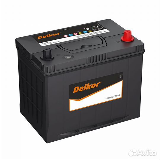 Аккумулятор автомобильный delkor 110D26L