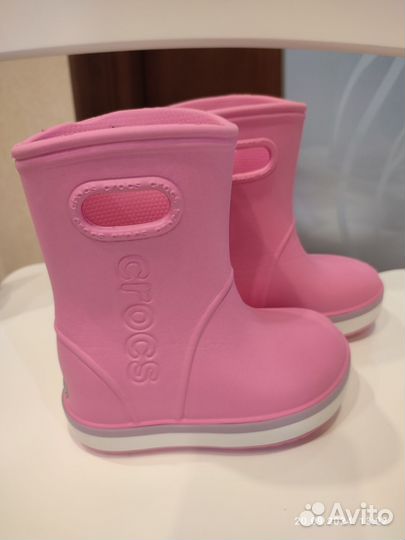 Детские резиновые сапоги crocs c 8