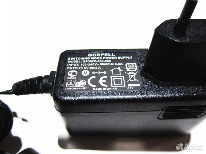 Блок питания gospell GP302E-050-200 5V 2A