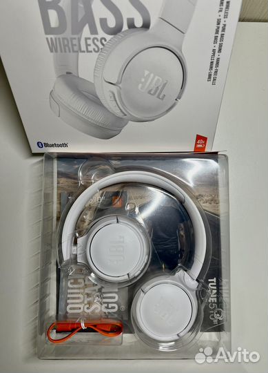 Беспроводные наушники jbl tune 510bt белые