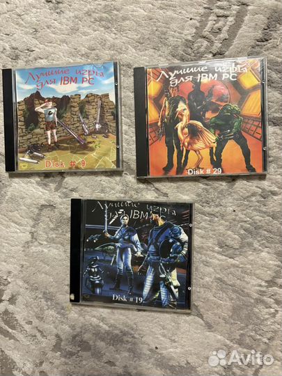 Ретро диски компьютерные игры 90 е