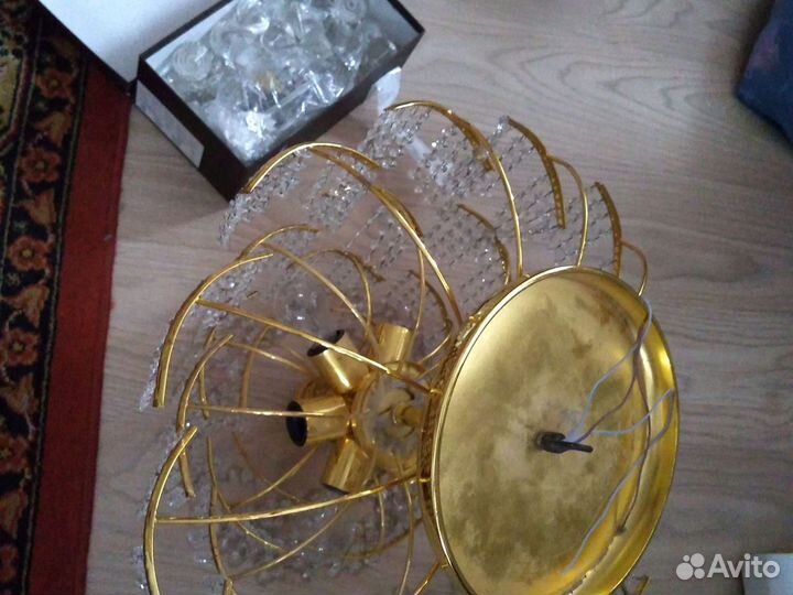 Люстра хрустальная большая