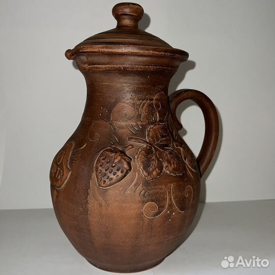 Глиняный кувшин 8 марта, 2.75л