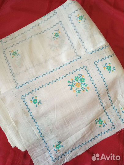 Отрезы ткани разные время СССР