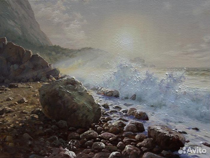 Картины маслом Морской пейзаж