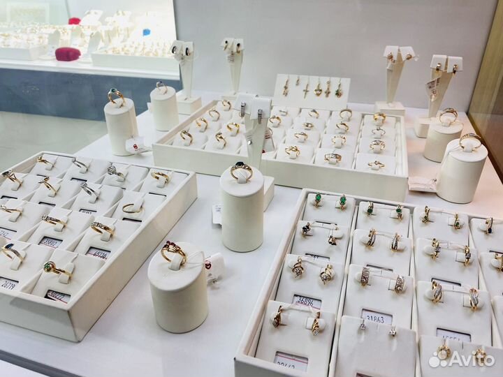 Золотое кольцо геометрия сапфир 585