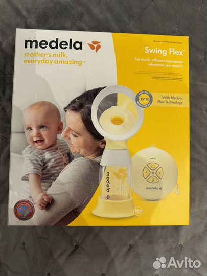 Молокоотсос medela электрический swing flex