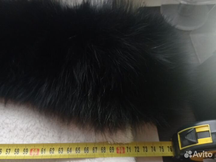 Воротник натуральный мех песец