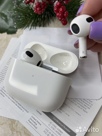 Беспроводные наушники AirPods 3 - 1 в 1