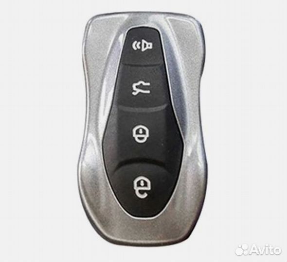 Чехол на ключ Geely Atlas Pro, Tugella / Джили Атлас Про Plastic red