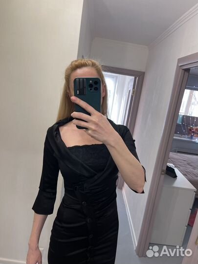 Нарядное платье черное 42-44