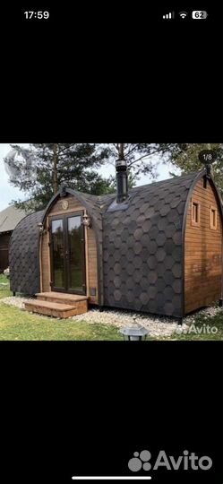 Баня готовая бочка