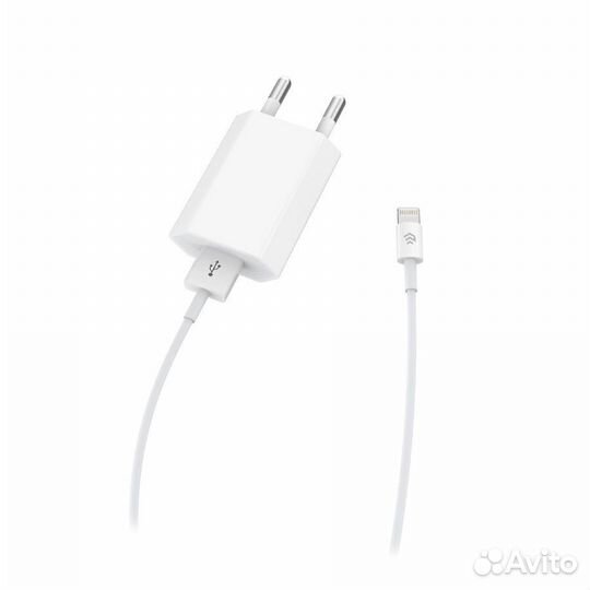 Набор сзу с кабелем Lightning Devia Smart Charger