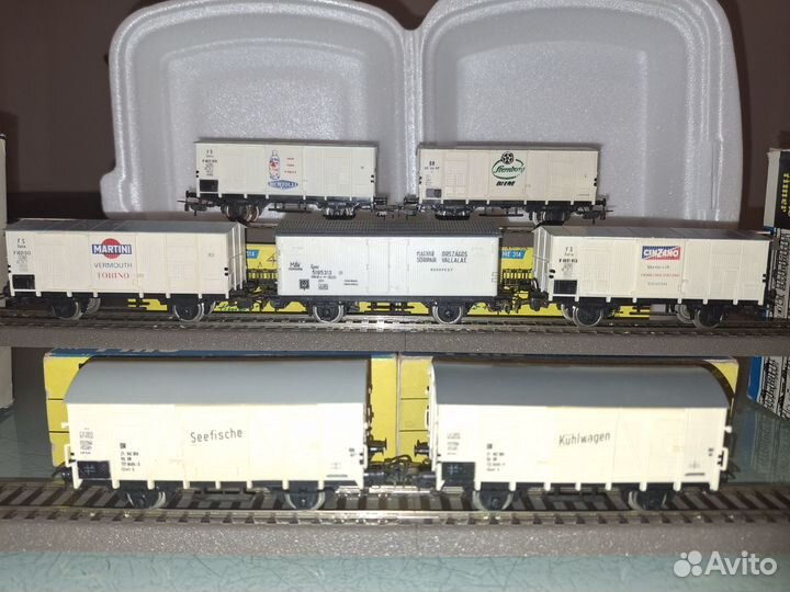 Железная дорога Рiko,двухосные рефрижераторы ГДР