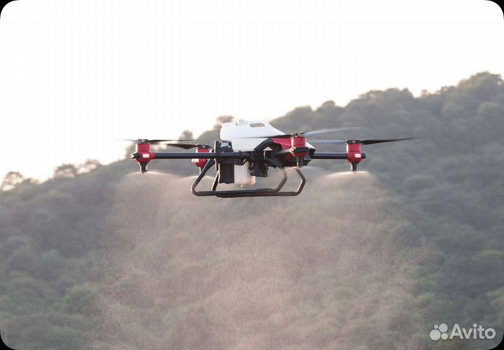 Опрыскивания полей агродронами