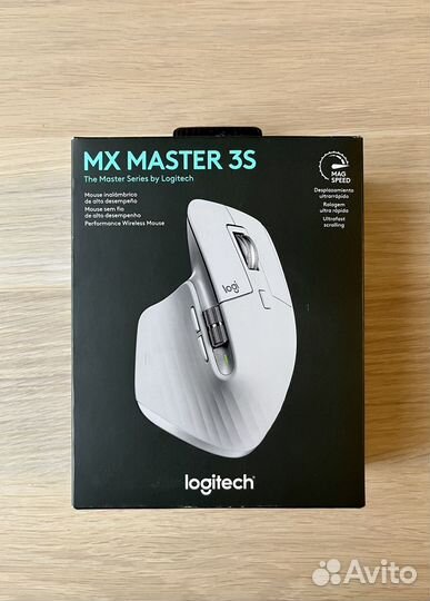 Мышь Logitech mx master 3s white гарантия ситилинк