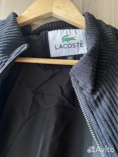 Вельветовая куртка lacoste