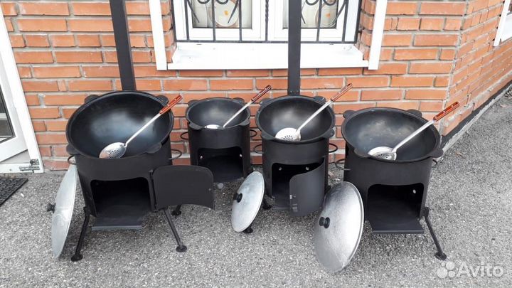 Печь для казана тренога очаг учаг