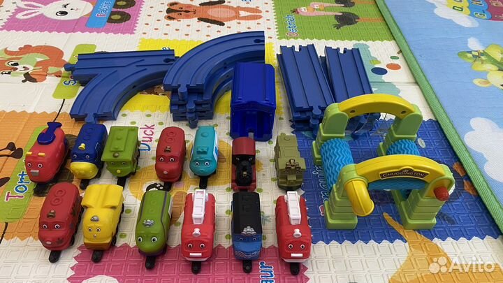 Паровоз Chuggington и железная дорога