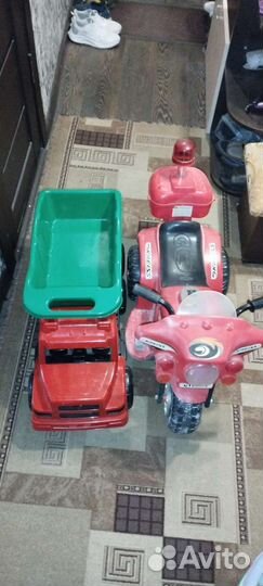 Трактор и скутер