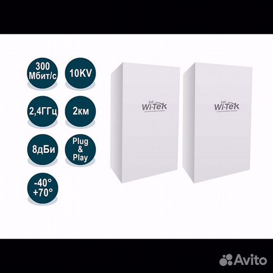 Беспроводной Wi-Fi мост Wi-Tek WI-CPE111-KIT