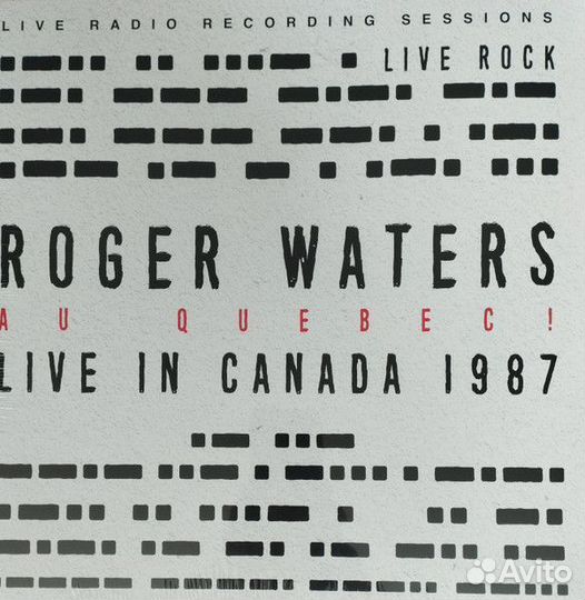 Винил Roger Waters – Live in Quebec 1987 (2LP)