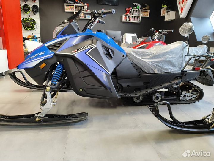 Снегоцикл снегоход Motax Snow Cat 150 синий