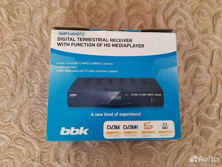 Телевизор JVC и цифровой ресивер BBK