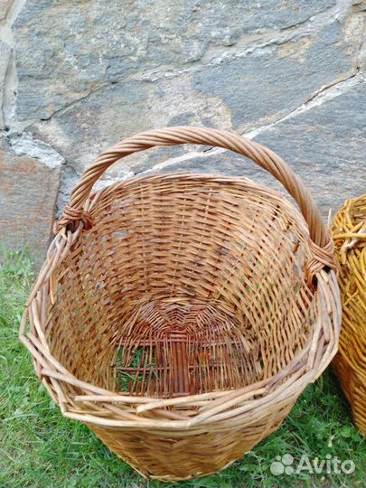 Корзина плетеная для грибов