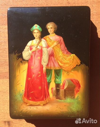 Шкатулка Федоскино, 1984 год