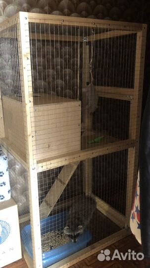 Клетка для енота