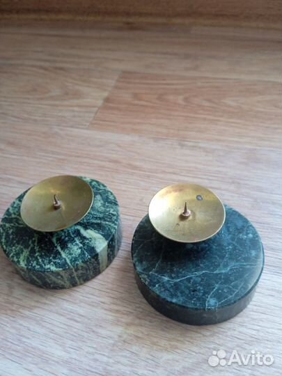 Подсвечники из натурального камня