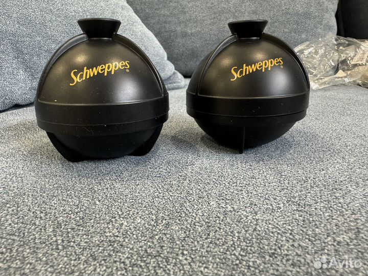 Форма для льда schweppes круглая 2 шт