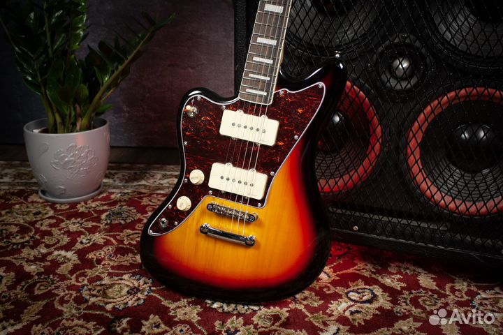 Электрогитара леворукая JA-60LH + Чехол + Струны