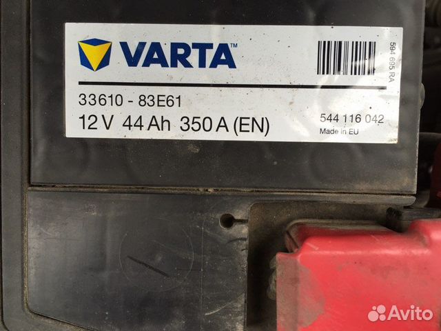Аккумулятор varta 33610-83E61 (544116042)