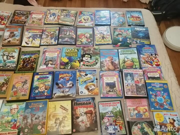 Диски DVD с мультфильмами для малышей
